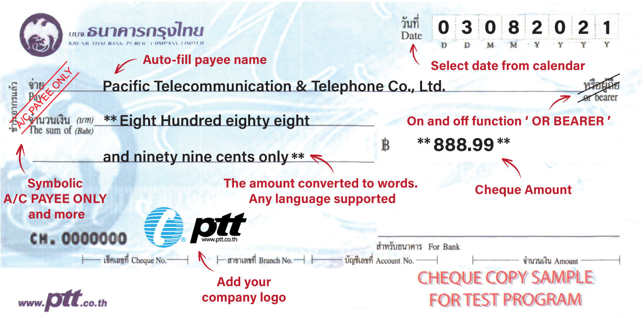 icici bank blank cheque